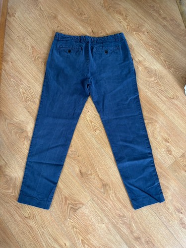 Zara men navy blue chino - men's,