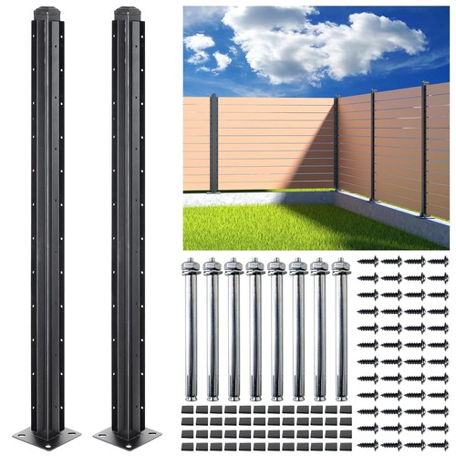 Steel fence post corner - fence,