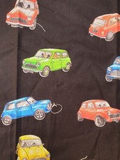Mini car fabric - fabric, end