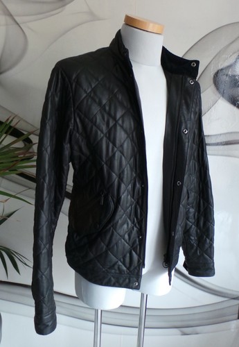 Barbour leather quilted real - barbour,