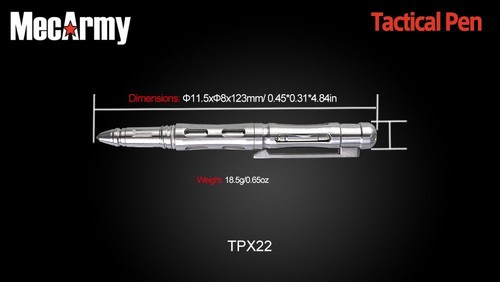Tpx22 tactical pen - tactical, glow
