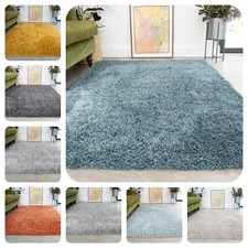 Small Shaggy Mats for Living Room Carpet Mats Fluffy Soft Non Shed Shag Pile XS