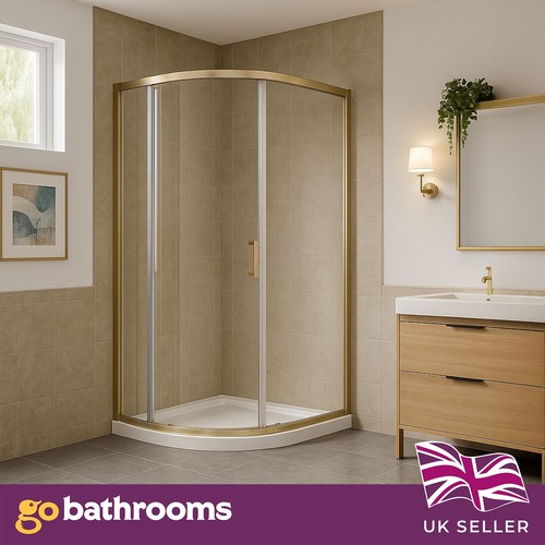 Gold quadrant shower - gold,