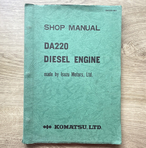Komatsu da220 diesel engine - komatsu,