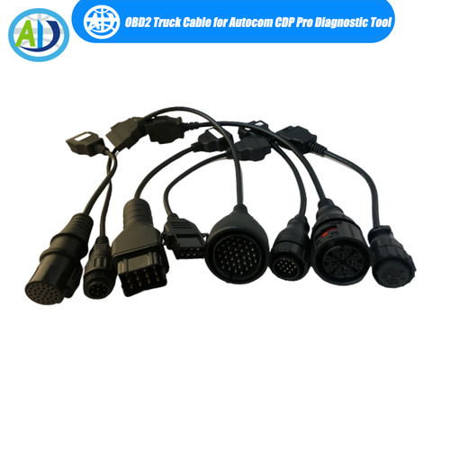 8pcs set obd2 truck cable - set,