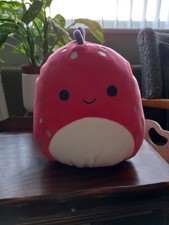 Original Squishmallow Dolan The Dinosaur  Pink Purple Plushie Soft Toy Ex Con