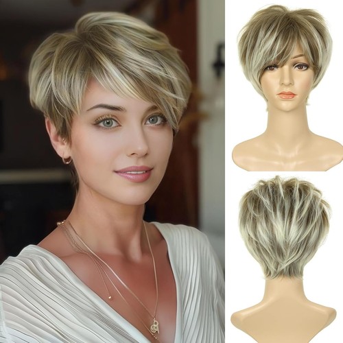 Becus ash blonde pixie cut - becus,