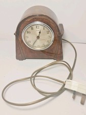 Vintage Art Deco Ferranti Electric Mantel Clock - Made in England - Untested