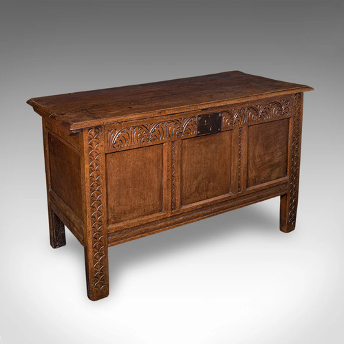 Antique coffer english - antique, english,