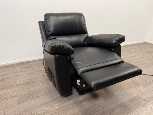 Toby black faux leather - black,