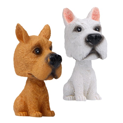 2pcs resin bobblehead dog - bobblehead,