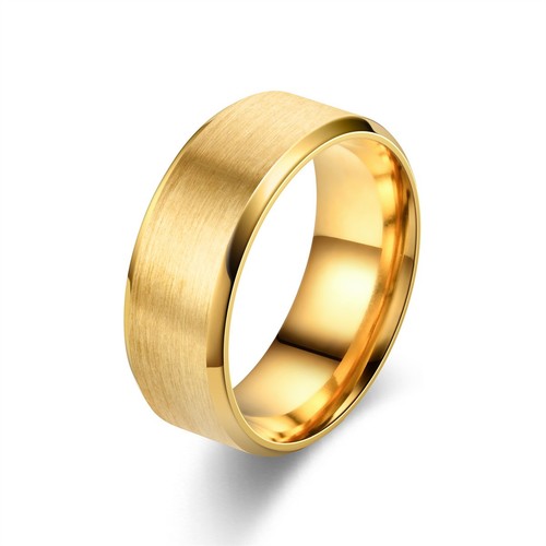 8mm titanium steel rings - 8mm, men
