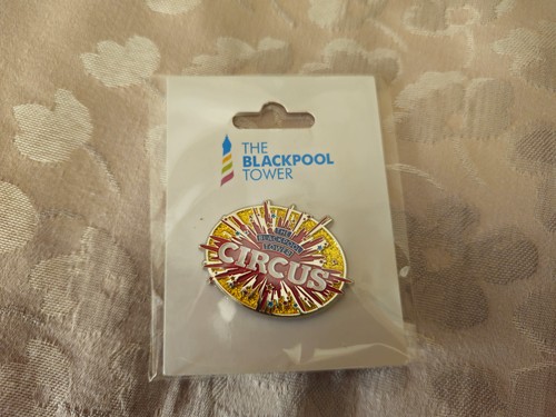 Blackpool tower circus pin - tower,