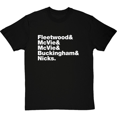 Fleetwood mac line shirt - line, up