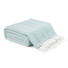 Cross-stitch Throw Blanket