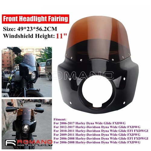 Front headlight fairing - front, 11"