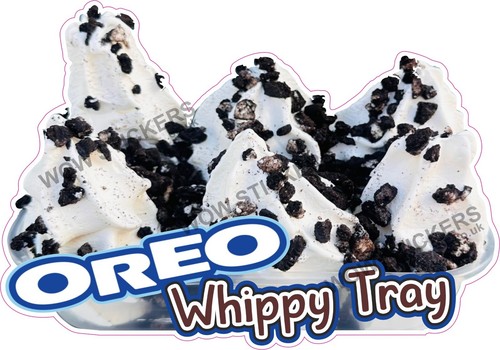 Ice cream van sticker oreo - cream,