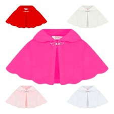 Girls Faux Fur Shoulder Cape