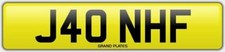 John F Jonny number plate Johny Johns CHERISHED REGISTRATION J40 NHF 1991 CAR ON