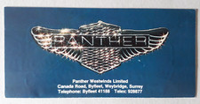 Panther Range Brochure c.1979 - Lima  J72  De Ville