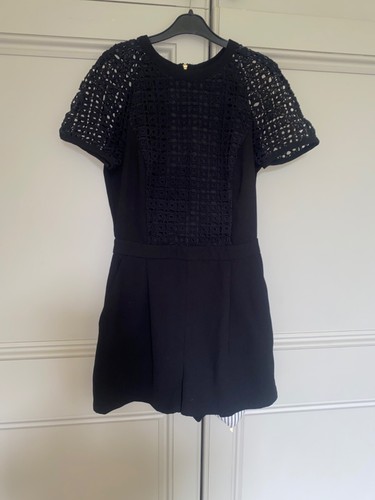 Topshop lace panelled playsuit - topshop,