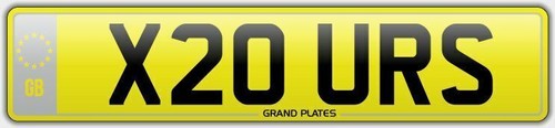 Our bmw number plate x20 - x2,