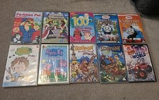 10x Kids DVD Bundle Children's DVDs Toddler Certificate U