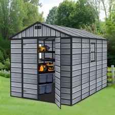 8x10ft plastic garden shed - garden,
