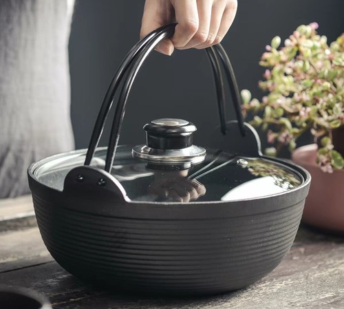 Japanese style iron pot - iron,
