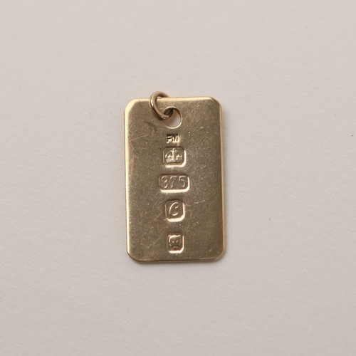 9ct vintage 1977 - solid, gold