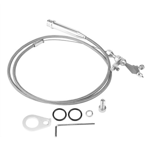 700r4 braided kickdown cable - ,