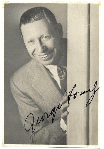 George formby hand signed - -,