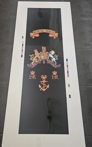 Royal navy eiir bass drum - eiir,