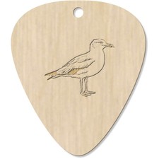 7 x 'British Seagull' Guitar Picks / Pendants (GP00030474)