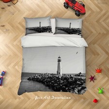 3D Seaside Lighthouse Quilt