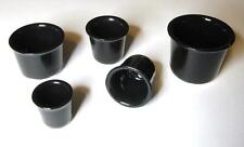 5 Black China Inkwell inserts