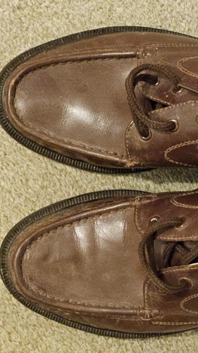 Gents brown leather - gents, uppers