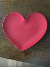 Red Heart ❤️ shaped Plate  Melamine Dishwasher safe