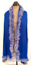 BLUE Long Cashmere & Fur
