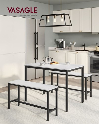 Vasagle dining table with - with, 2