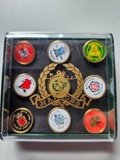 Harrods set of 9 British Golf