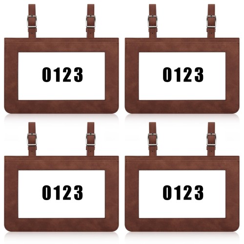 Pack leather number holder - pack,