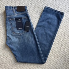 Emporio Armani Men's J21 Blue Designer Jeans Regular Fit Straight Leg W32 L32