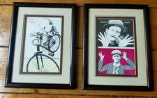 Pair of Framed Prints James Joyce & Flann O'Brien