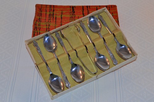 Vintage epns apostle tea - vintage,