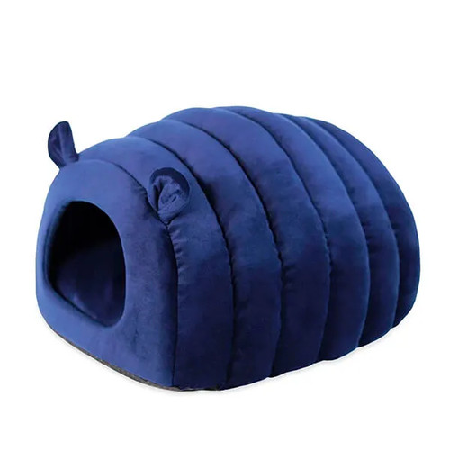 Winks cat bed navy velvet - winks,