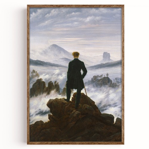 Wanderer above sea - above,