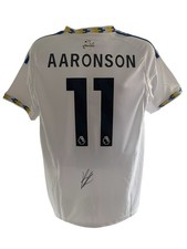 Brenden Aaronson Signed Leeds