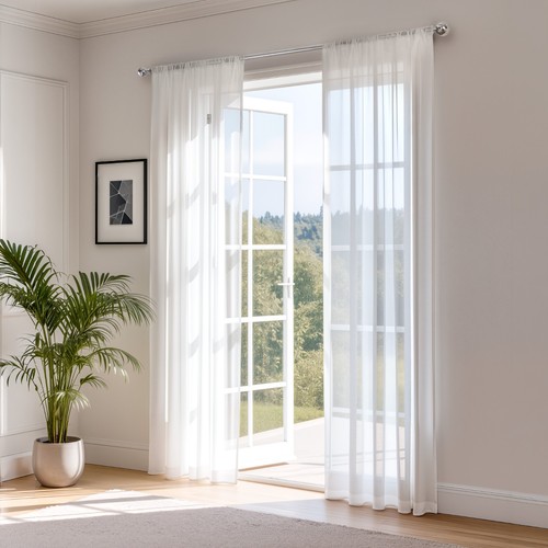 Voile panels net - panels, sheer