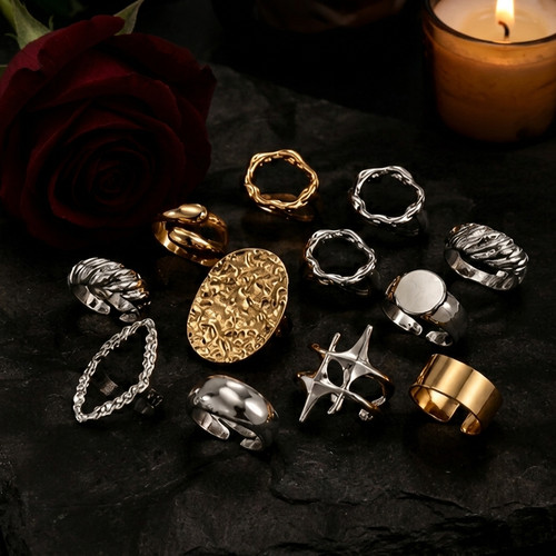 10pc zinc alloy - alloy, lava